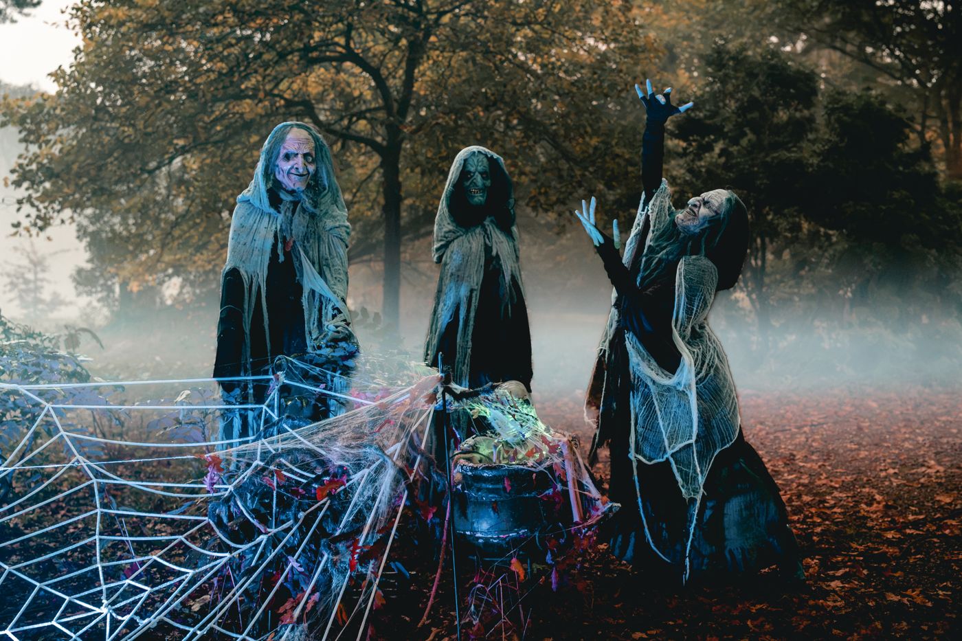 Witches at the cauldron