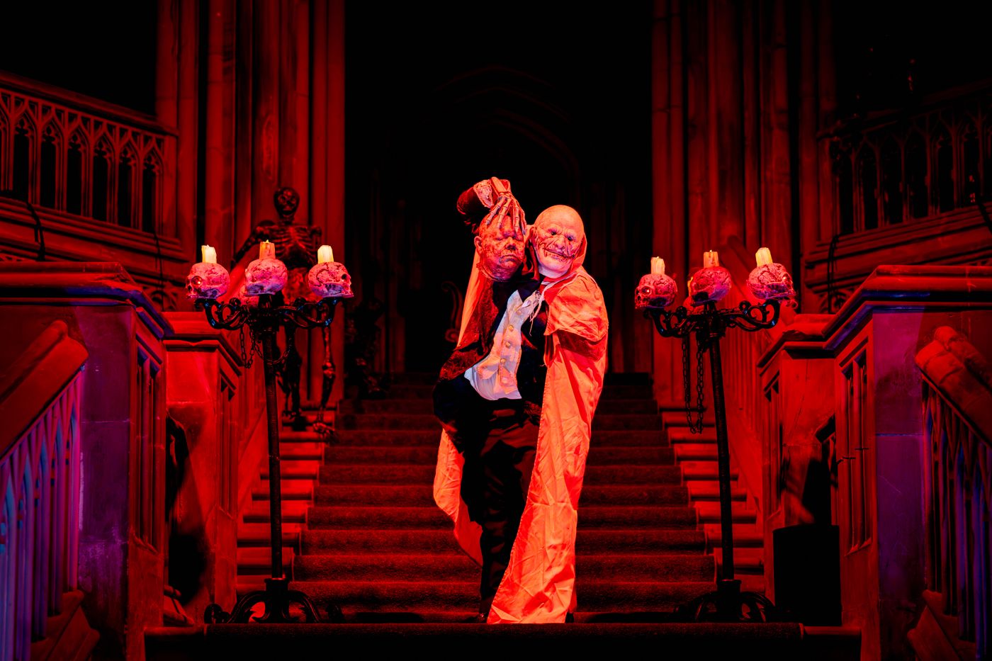 The vampire on the grand staircase